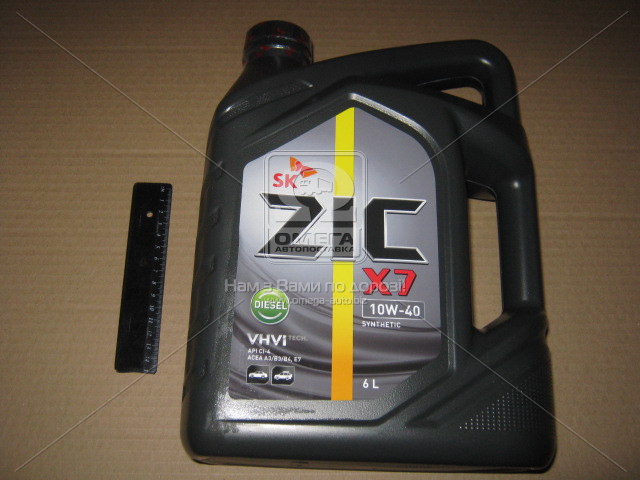 Масло моторное ZIC X7 10W-40 Diesel (Канистра 6л). Фото 1