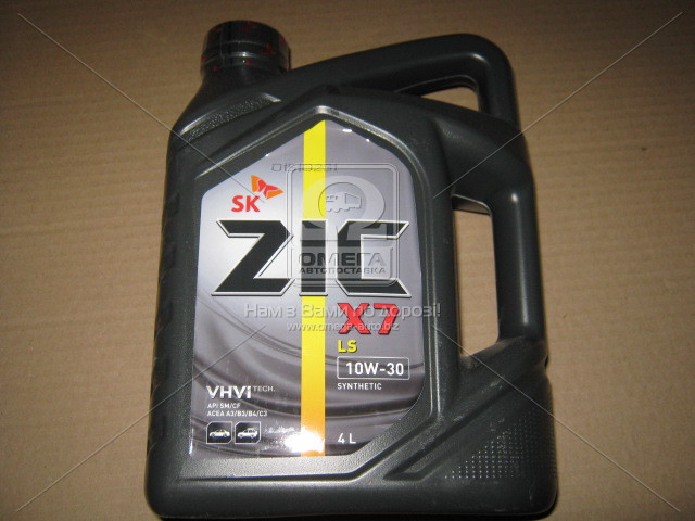 Масло моторное ZIC X7 LS 10W-30 (Канистра 4л). Фото 1
